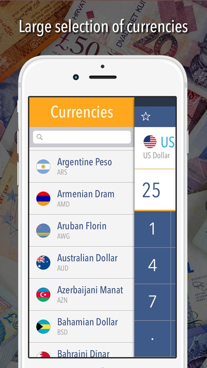 Currency Converter: Convert the world's major currencies with the most updated exchange rates