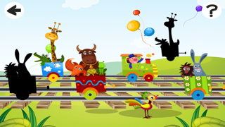 A Find the Shadow Game for Children: Learn and Play with Animals Boarding a Train screenshot 1