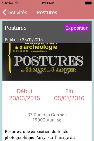 Cantal Activité screenshot 4