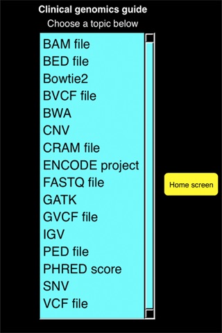 Clinical Genomics Guide screenshot 2