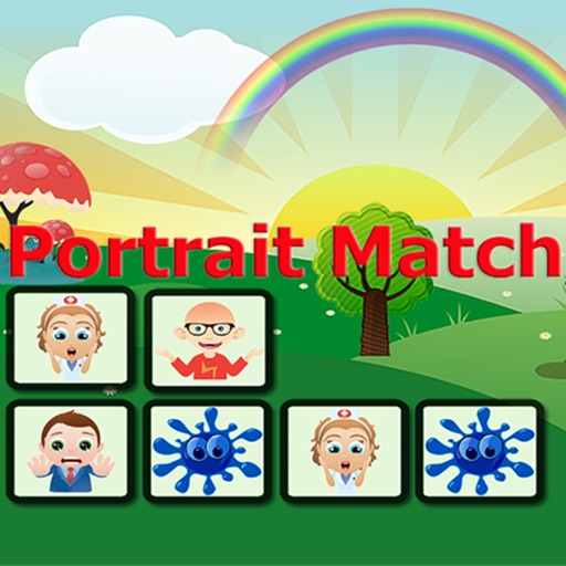 Portrait Match Game for kids