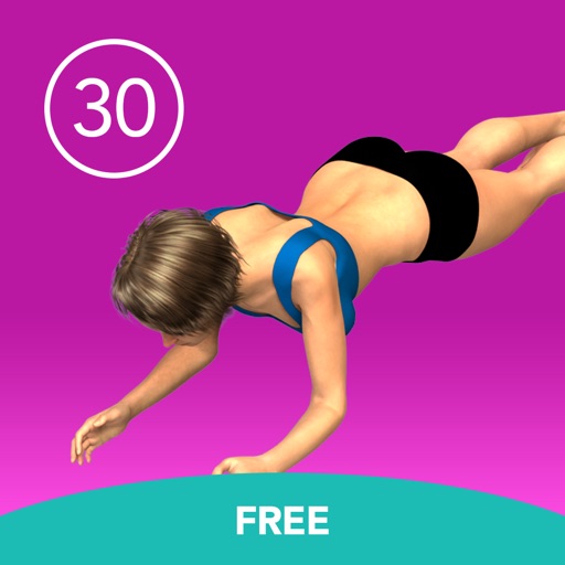 Women's Plank 30 Day Challenge FREE icon