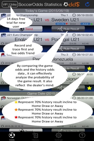 SoccerOdds screenshot 2