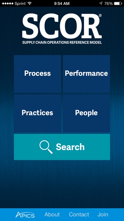 APICS SCC SCOR App - Supply Chain Operations Reference Model