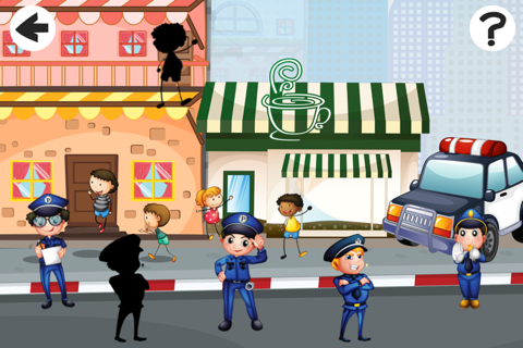 A Find the Shadow Game for Children: Learn and Play with Police screenshot 2