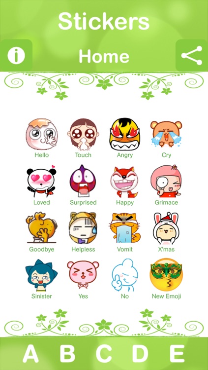 Stickers for Facebook Messenger, WeChat, Viber & WhatsApp...etc