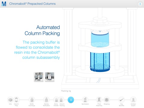 Merck Millipore Chromabolt® Prepacked Columns screenshot 3