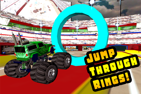 3D Monster Truck Smash Parking - Nitro Car Crush Arena Simulator Game PRO screenshot 2