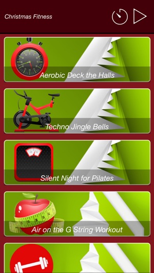 christmas fitness holidays aerobic music for vacation workouts christmas fitness holidays aerobic music for vacation workouts exercises on the app store