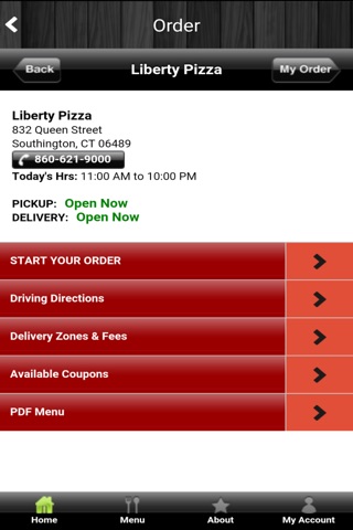 Liberty Pizza screenshot 2