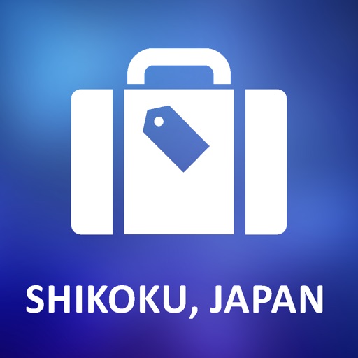 Shikoku, Japan Offline Vector Map