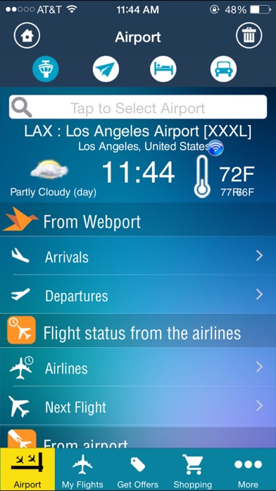 Los Angeles Airport (LAX) Flight Tracker Screenshot 2