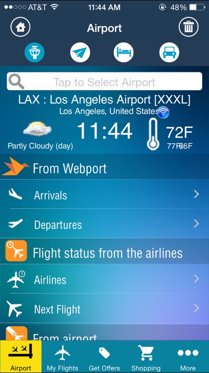 Los Angeles Airport (LAX) Flight Tracker