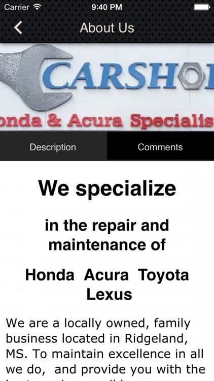 Honda Car Shop