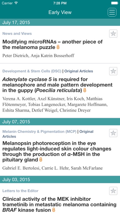 Pigment Cell and Melanoma Research