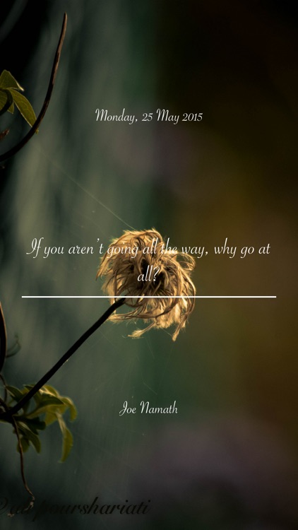 Quotr - your daily quota of uplifting and inspiring quotes