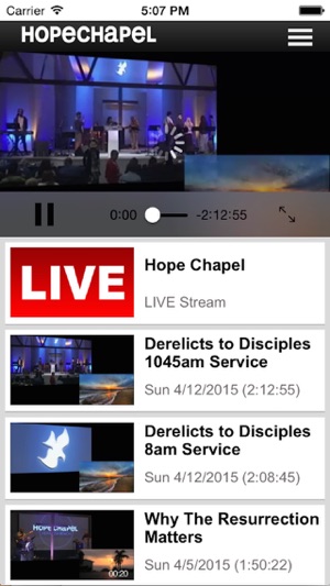 Hope Chapel Live(圖1)-速報App