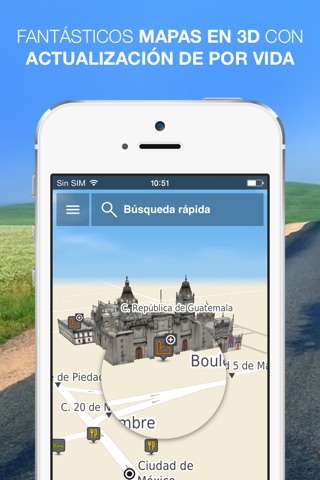 NLife Mexico - Navegación GPS y mapas sin conexión a Internet screenshot 2