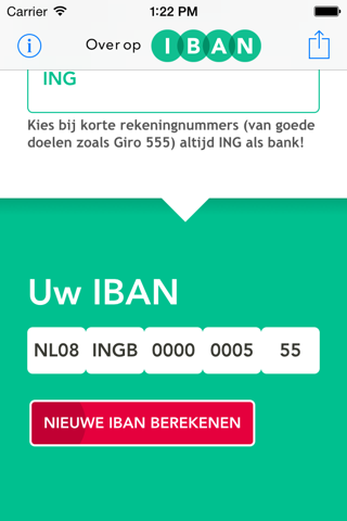 IBAN-tool screenshot 3