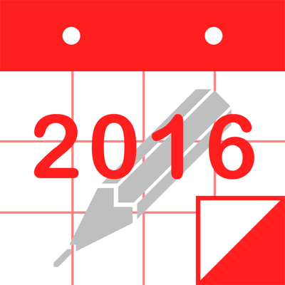 PolyCalendar 2016 - Schedule and Handwriting -