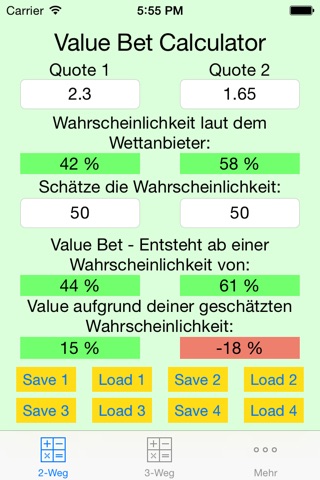 Value Bet Calculator Pro screenshot 3