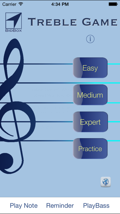 Sheet Music Treble Game Screenshot 1