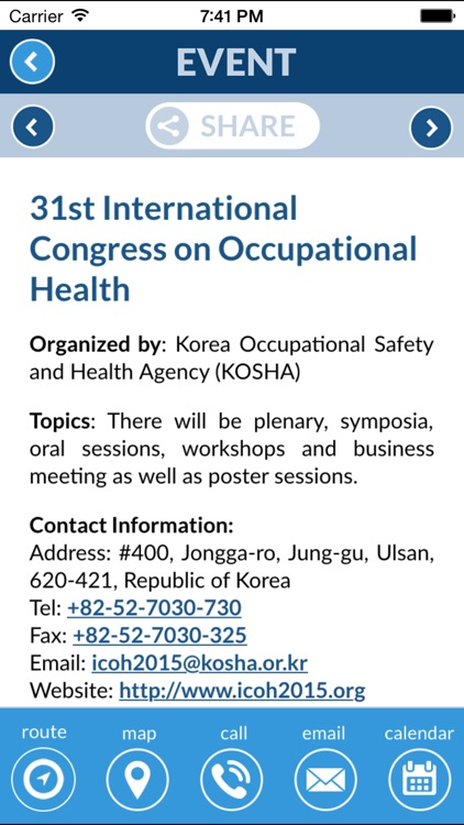 ICOH - International Commission on Occupational Health screenshot-3