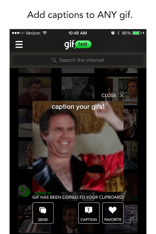 gif text : animated sms messaging and memes screenshot 2