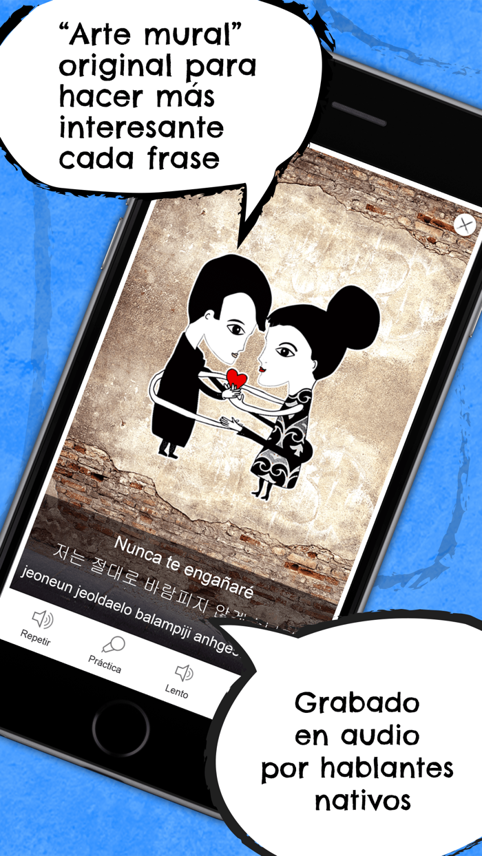 Coreano diccionario - ibro de frases gratuito sin conexión con fichas educativas y voz de un hablante nativo