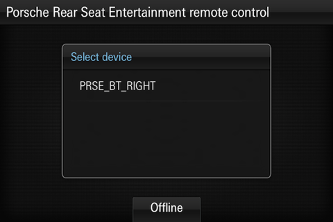 Скриншот из Porsche Remote Control