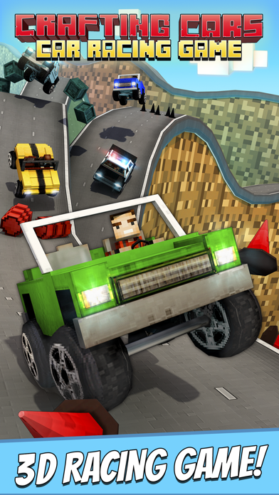 How to cancel & delete Crafting Cars . Free Hill Car Racing Game For Kids from iphone & ipad 1
