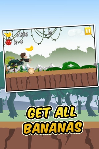 Banana Monkey Run - Crazy Spider Jump Minion Fun Rush screenshot 3