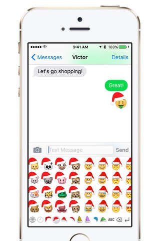 Christmas Emoji Keyboard Pro screenshot 2