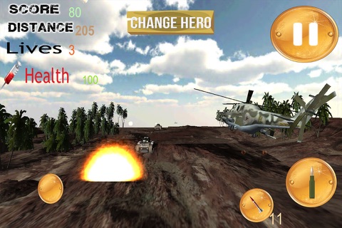 Military Hummer Sky Destroyer - Assail The Squatter Jeeps Above The Arid Desert screenshot 4