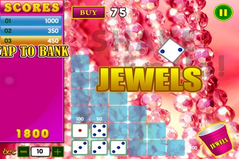 A Farkle Heart of Wild Jewel Dice Games Bonanza in Vegas Casino Free screenshot 2