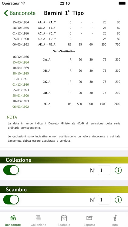 Lira Banconote - Lite