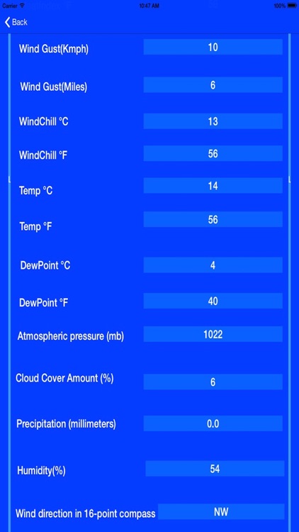 Historical Weather Conditions screenshot-3