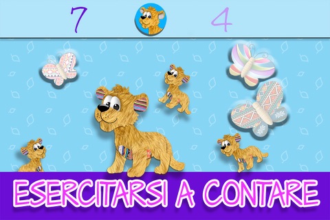 Cuccioli di Animali 123 - Impara a Contare i Numeri Giocando – Giochi Matematici Divertenti screenshot 4