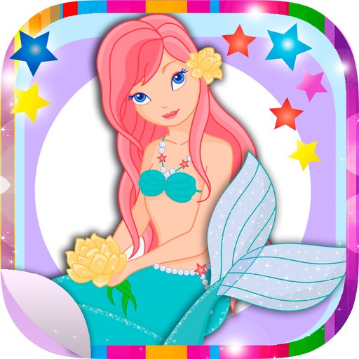 Mermaid stickers and adhesives for photos icon