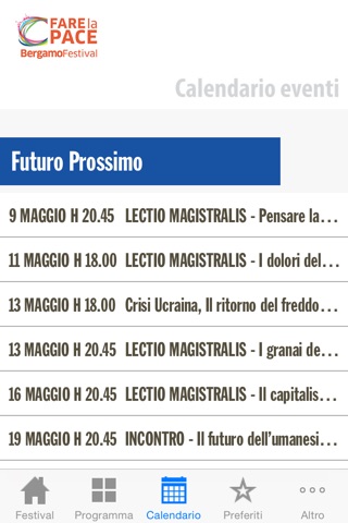 Festival Internazionale della Cultura - Bergamo screenshot 4