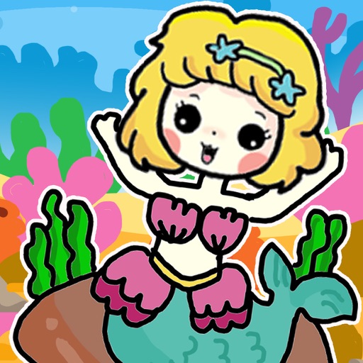 Little Mermaids - A Beautiful Under The Sea Match 3 Puzzles Games Free Editions For Kids Icon