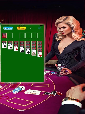 Скриншот из A Las Vegas Great Solitaire Free City Game: Social Deluxe Classic Pro