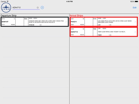 IVAO Flight Strip Tool screenshot 4