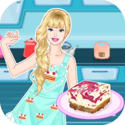 Jelly Swirl Cheesecake Slice iOS App