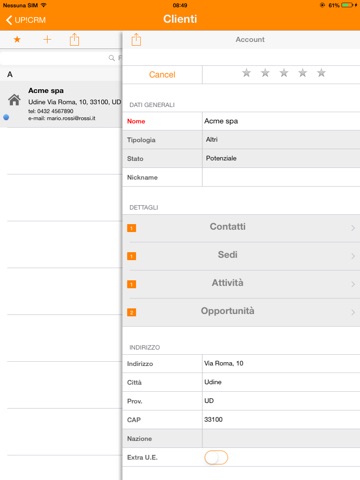 UP!CRM screenshot 2