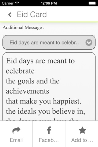 Eid Greetings for iOS screenshot 3