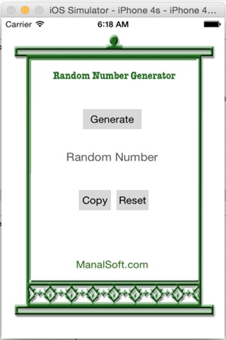Random Number Generator 1 screenshot 2