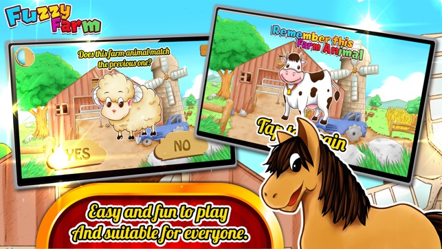 Fuzzy Farm : Animal Matching Game, A Free Games for Kids(圖2)-速報App