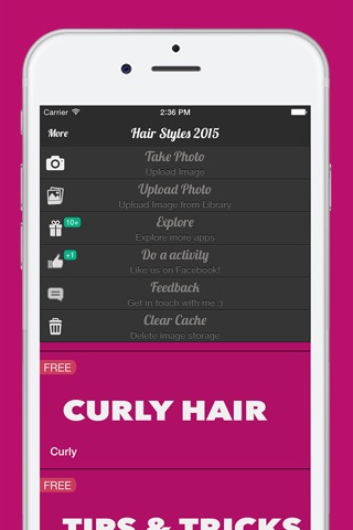 Hair Styles 2016 PRO - App for Hair Color and Cut, Salon Trends, Beauty Tips screenshot 2