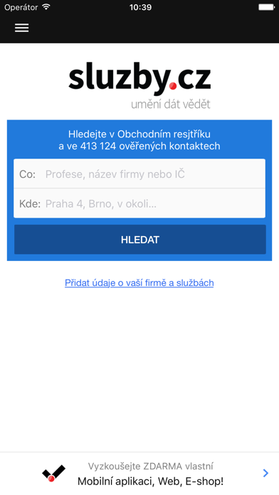 How to cancel & delete Obchodní, Insolvenční a DPH rejstřík s kontakty - sluzby.cz from iphone & ipad 1